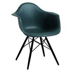 Vitra Eames DAW 43cm Armchair Ocean / Black Maple